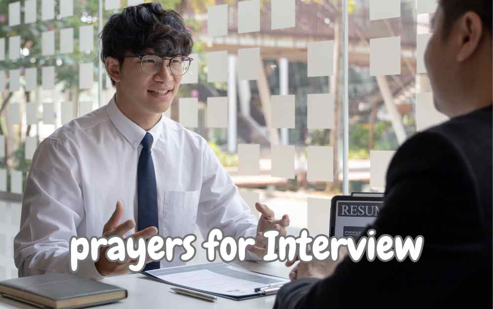 Prayer for interview